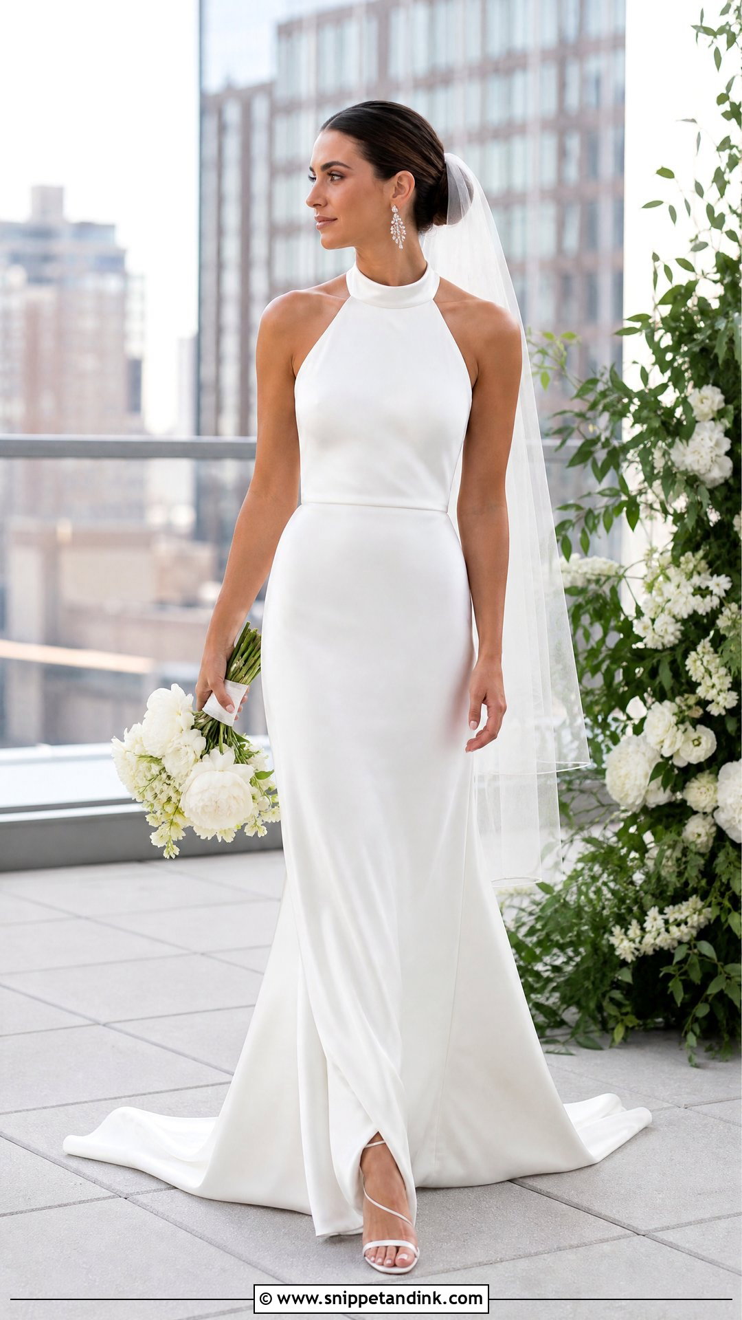 Halter Neck Wedding Gown - Snippet and Ink - 20 Wedding Gown Designs Brides