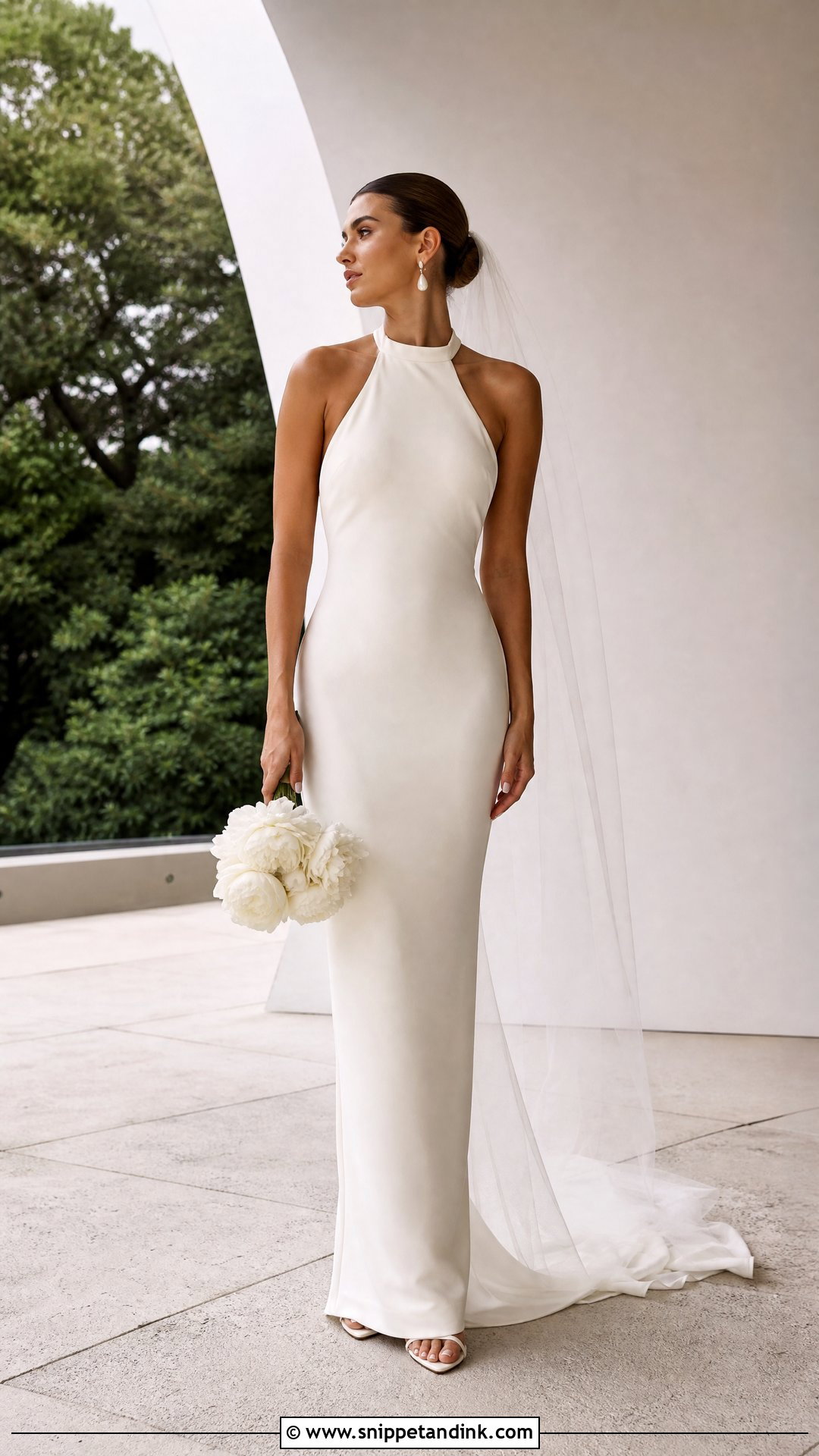 Halter Strap Wedding Dress - Snippet and Ink - 20 Wedding Dress Straps Ideas