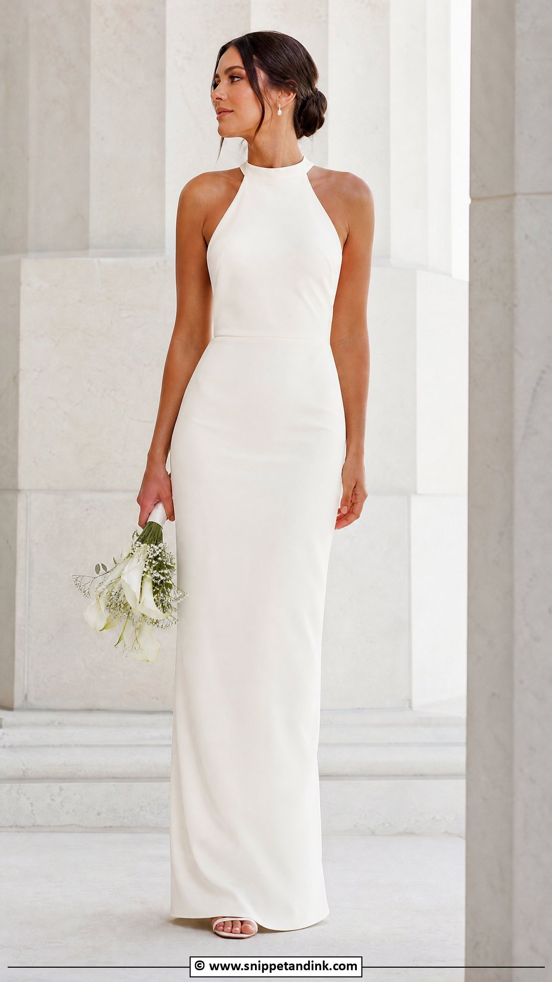 Halter Wedding Dress - Snippet and Ink - 35 2025 Wedding Dresses