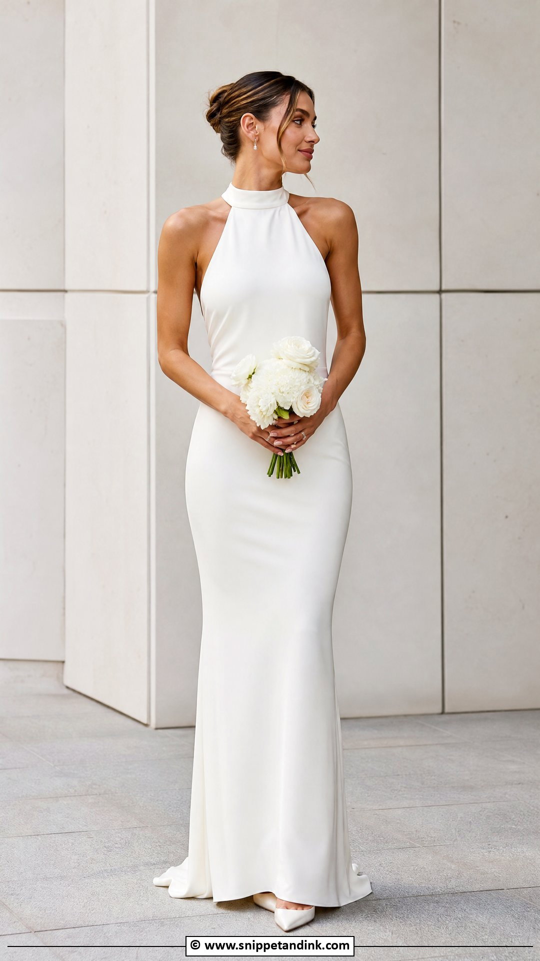 Halter Wedding Dress - Snippet and Ink - 35 Classy Elegant Wedding Dress Ideas