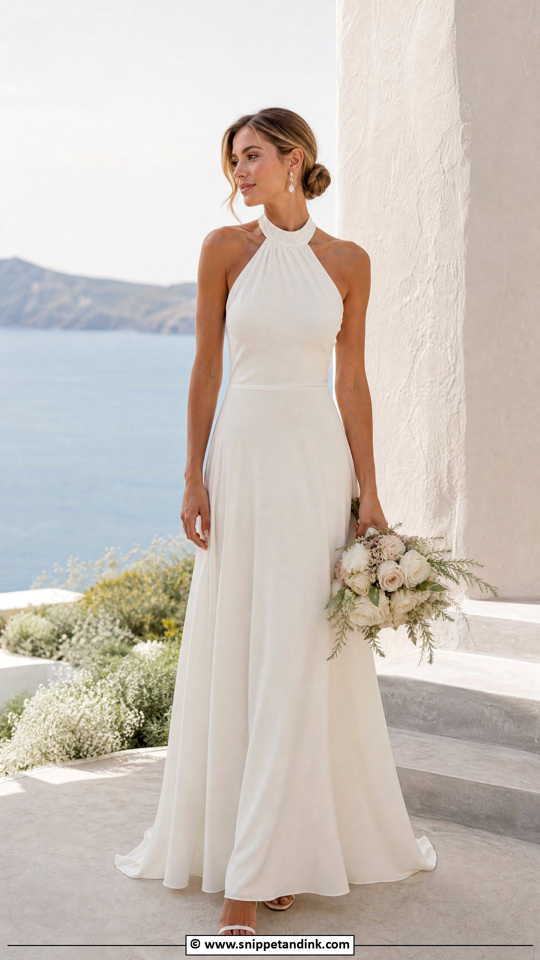 Halter Wedding Dress - Snippet and Ink - 35 Dream Wedding Dresses