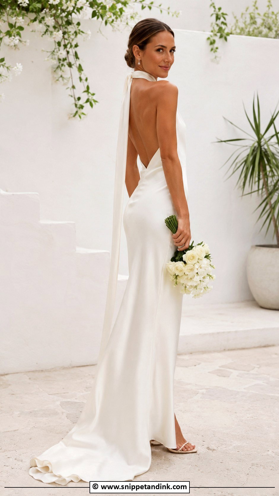 Halter Wedding Dress - Snippet and Ink - 35 Unique Wedding Dresses
