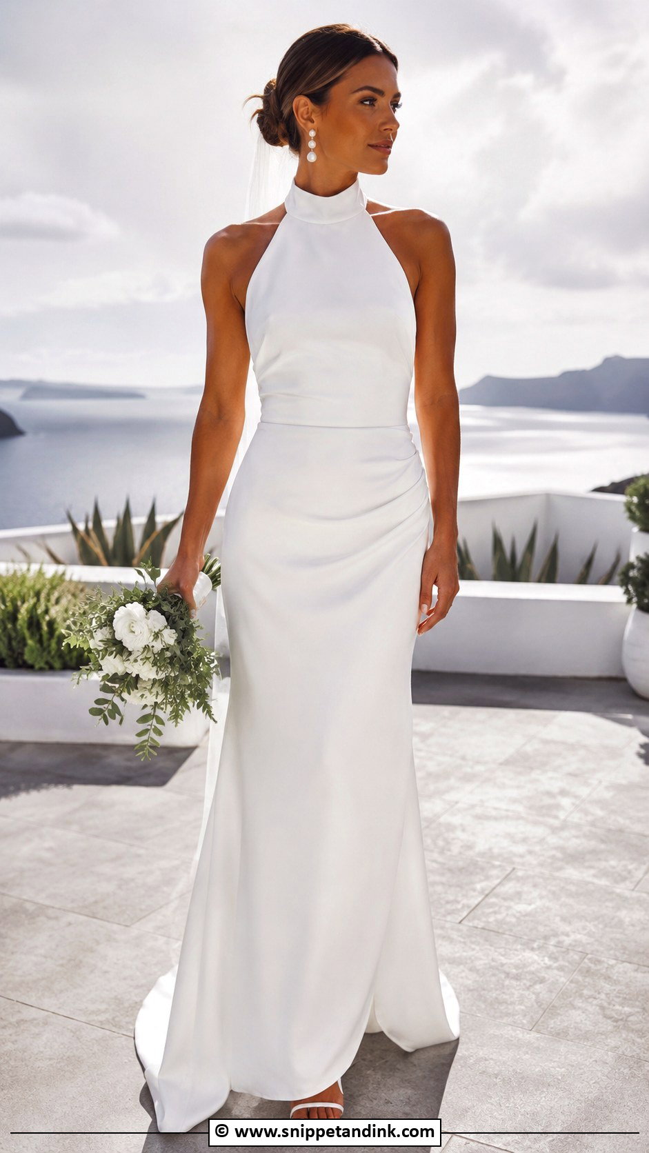Halter Wedding Dress - Snippet and Ink - 35 Wedding Dress Styles