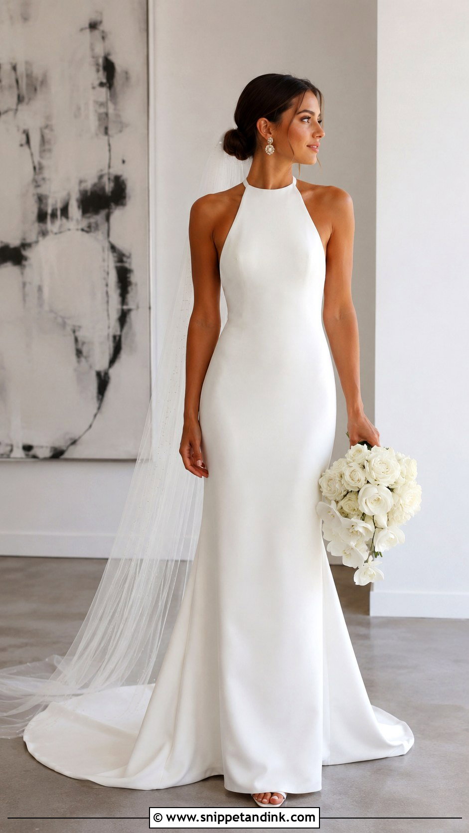 Halter Wedding Dress - Snippet and Ink - 25 Wedding Dress with Straps Ideas