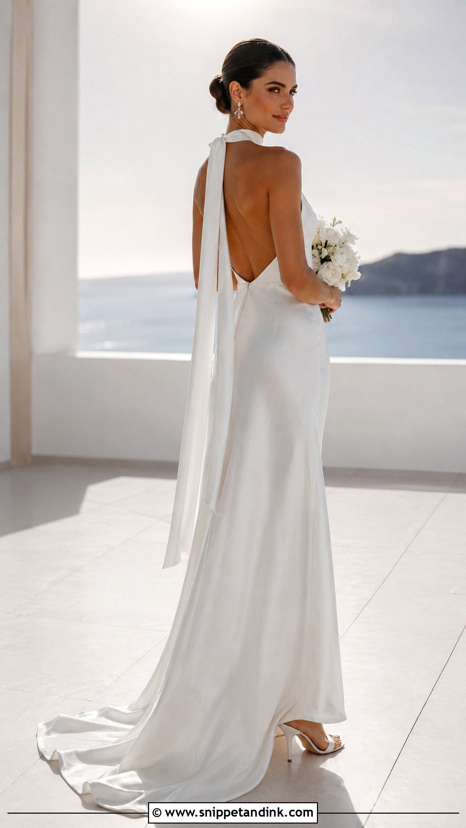 Halter Wedding Dress - Snippet and Ink - 30 Fancy Wedding Dresses