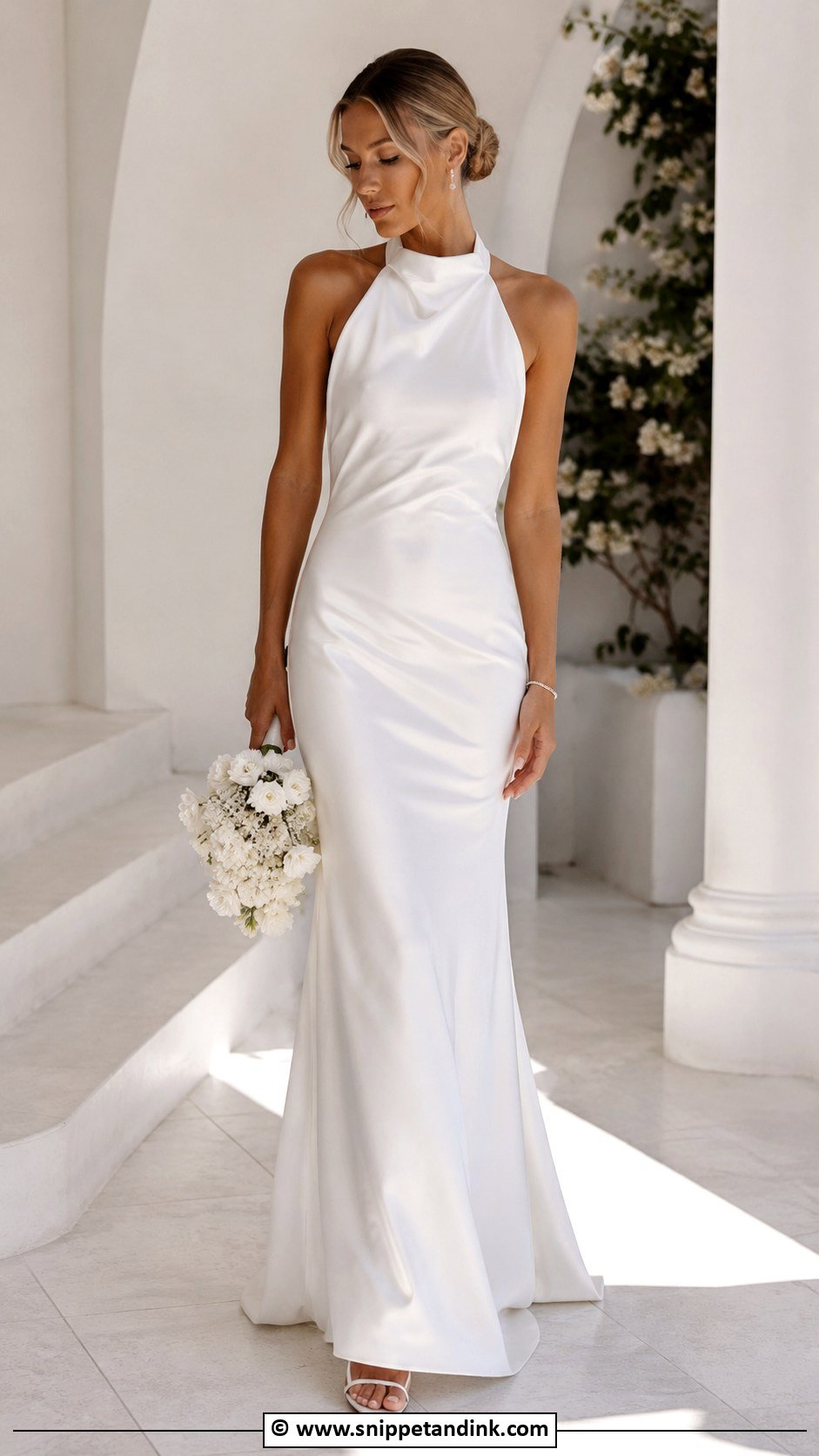 Halter Wedding Dress - Snippet and Ink - 30 Pretty Wedding Dresses