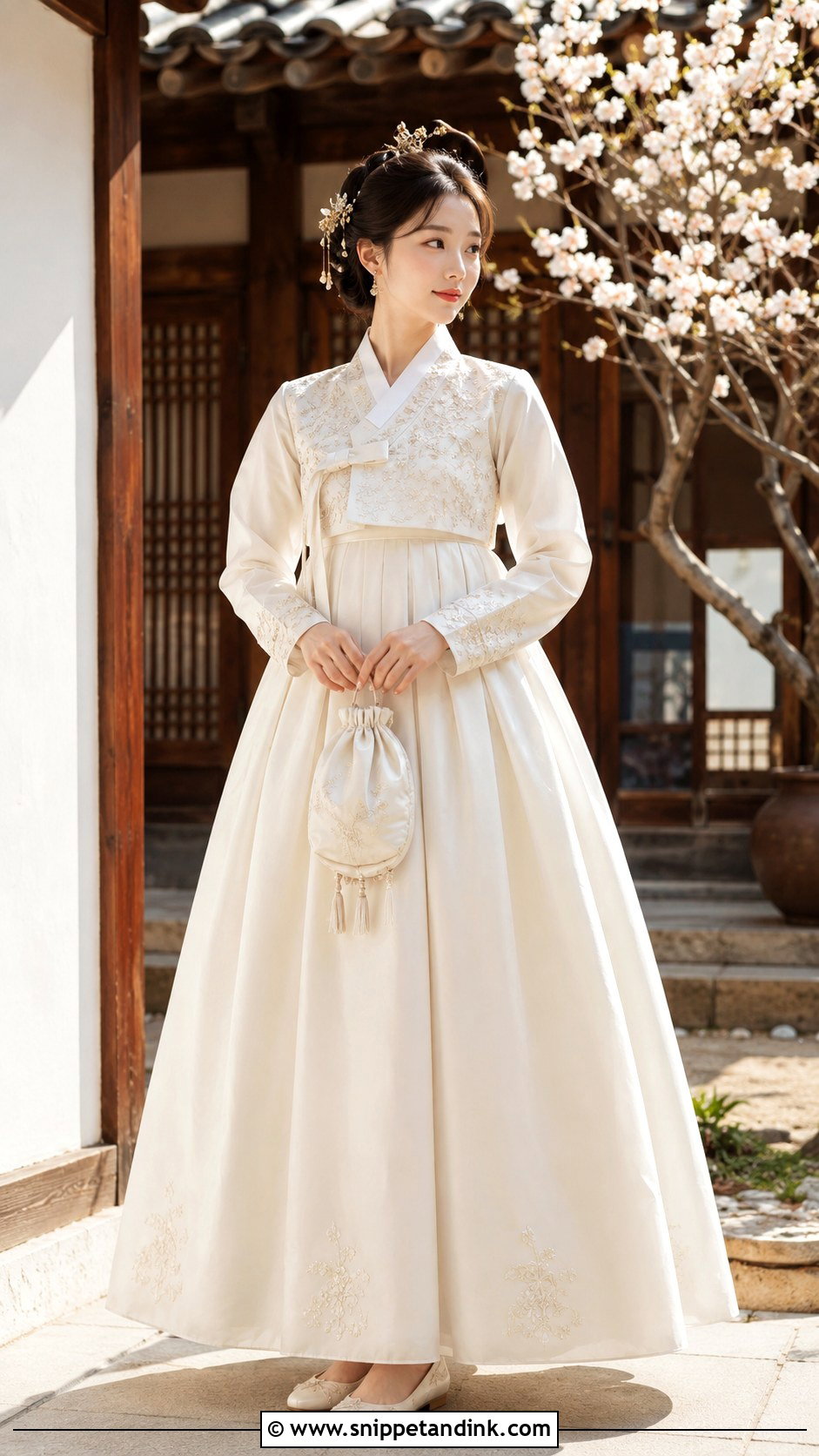 Hanbok Inspired Manhwa Wedding Dress - Snippet and Ink - 20 Manhwa Wedding Dress Ideas