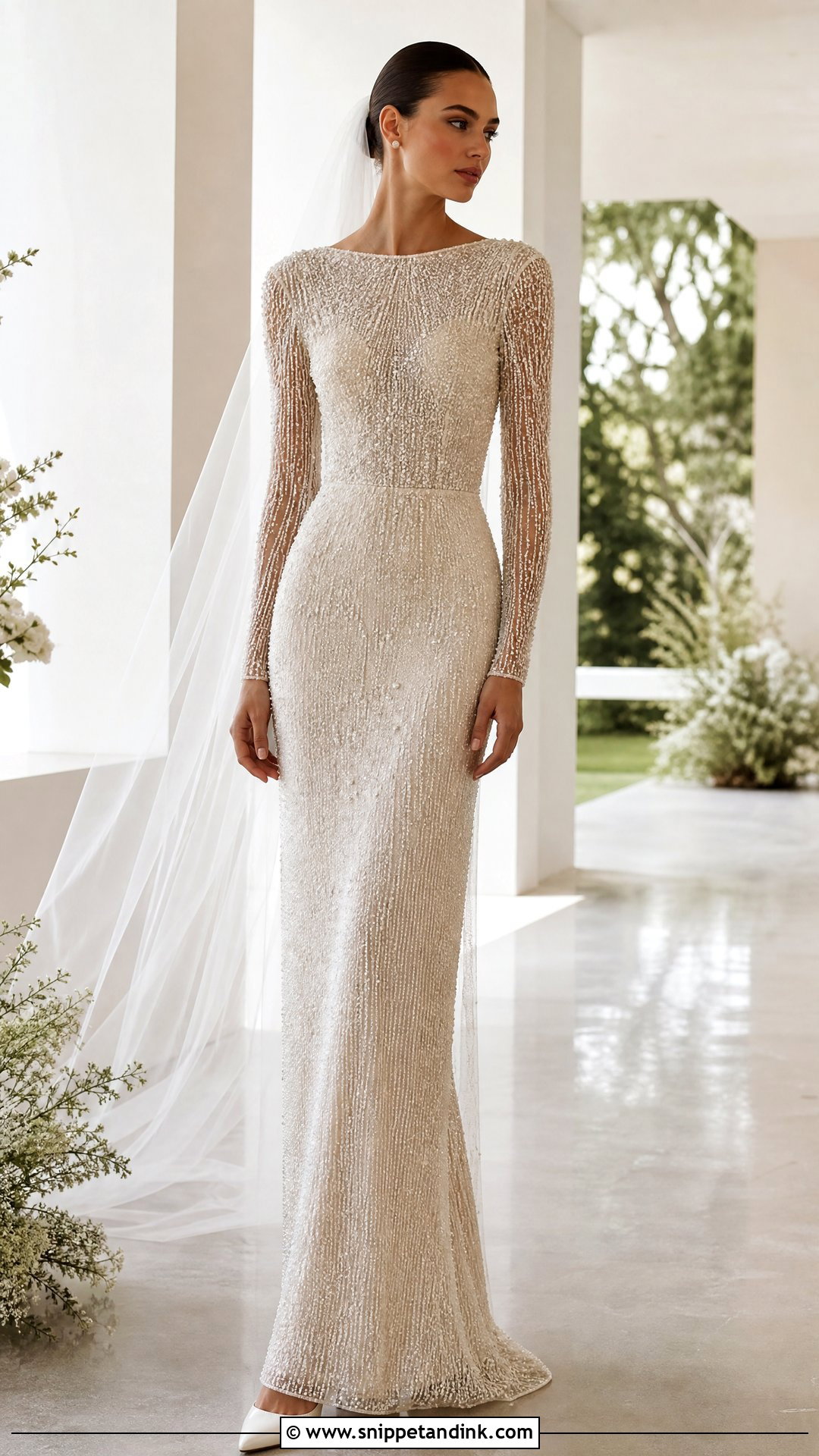 Hand Beaded Wedding Dress - Snippet and Ink - 25 Handmade Wedding Dress Ideas