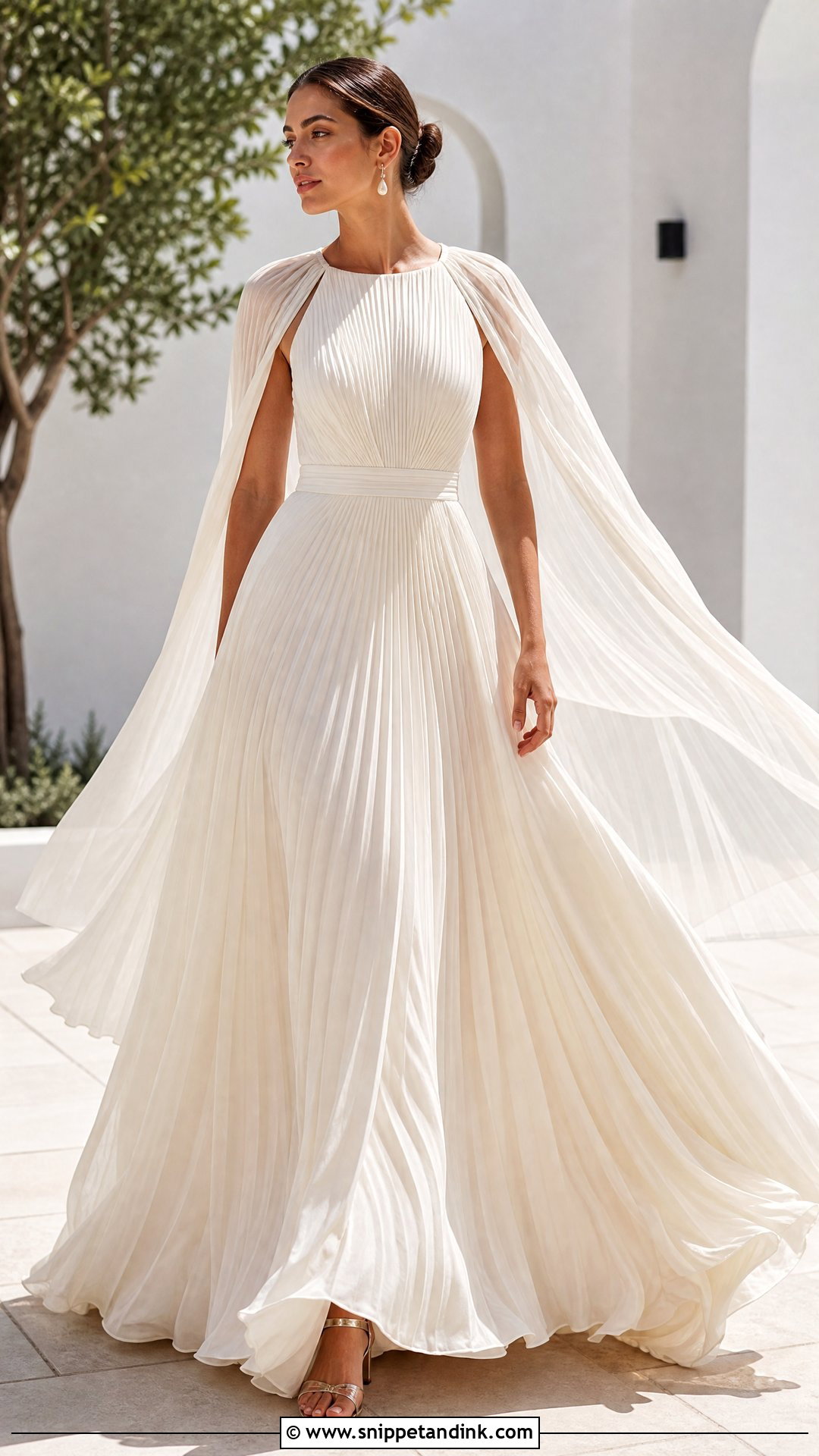 Hand Pleated Wedding Dress - Snippet and Ink - 25 Handmade Wedding Dress Ideas