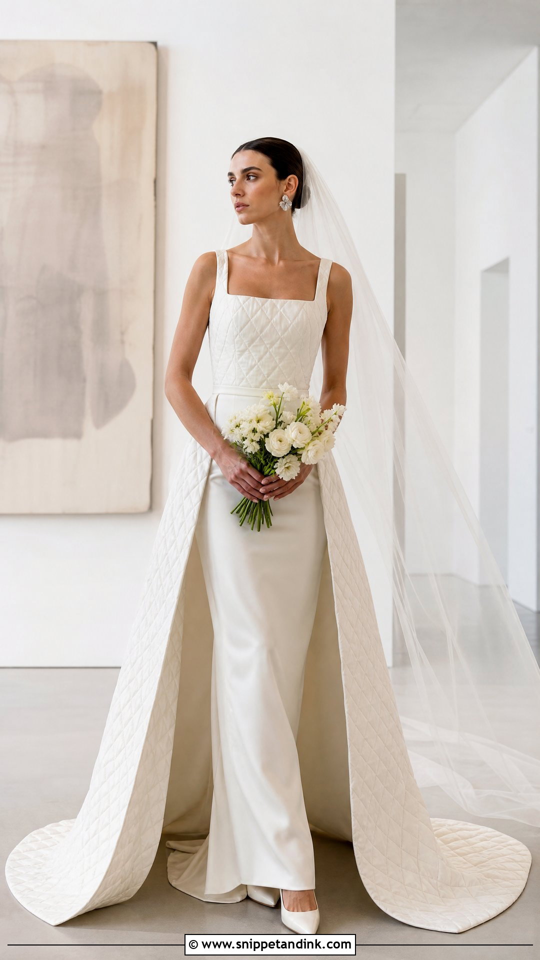 Hand Quilted Wedding Dress - Snippet and Ink - 25 Handmade Wedding Dress Ideas