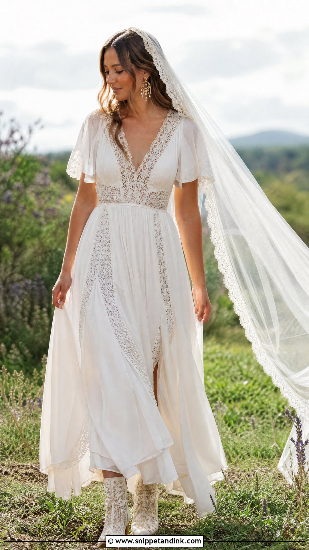 Handmade Boho Wedding Dress - Snippet and Ink - 25 Handmade Wedding Dress Ideas
