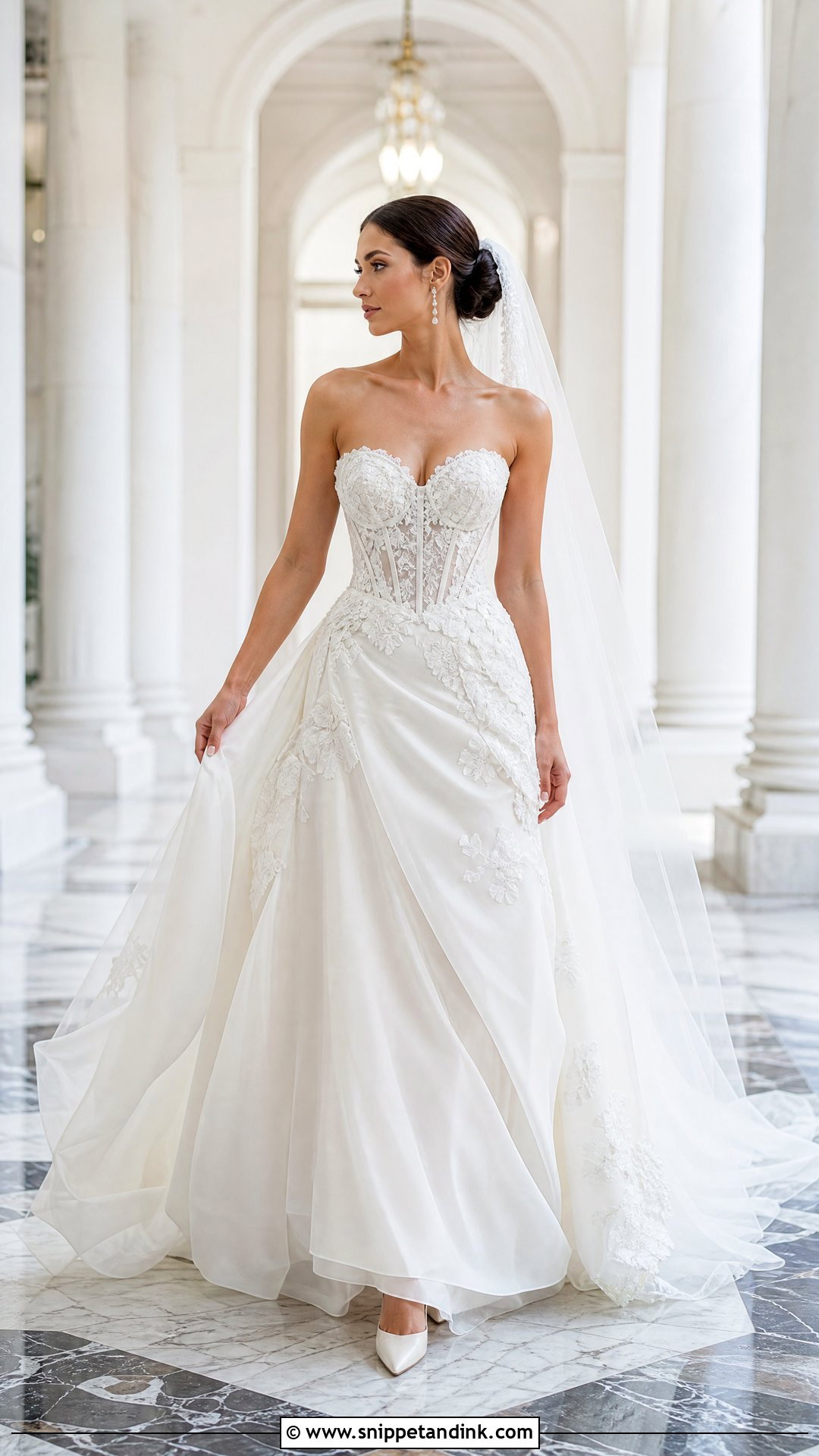 Handmade Corset Wedding Dress - Snippet and Ink - 25 Handmade Wedding Dress Ideas