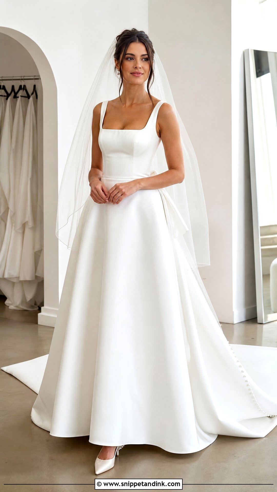 Handmade Satin Wedding Dress - Snippet and Ink - 25 Handmade Wedding Dress Ideas