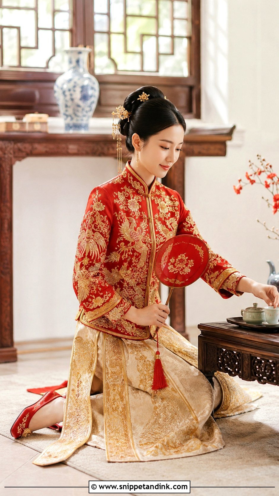 Hanfu Tea Ceremony Outfit - Snippet and Ink - 20 Wedding Hanfu Ideas