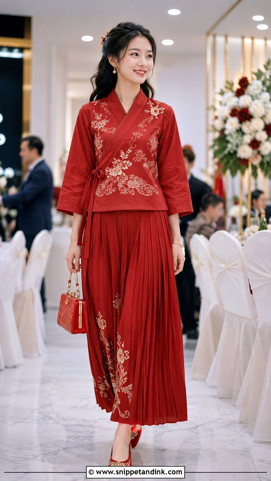 Hanfu Wedding Reception Outfit - Snippet and Ink - 20 Wedding Hanfu Ideas