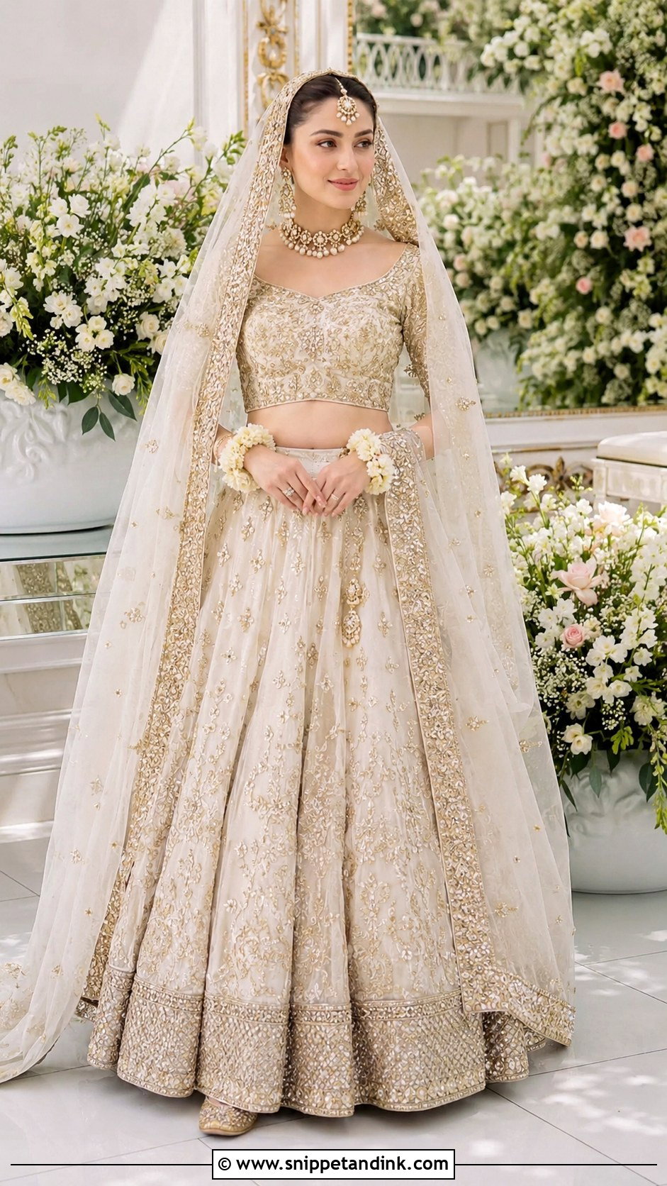 Hania Amir Purple And Gold Bridal Saree - Snippet and Ink - 20 Hania Amir Bridal Dress Ideas