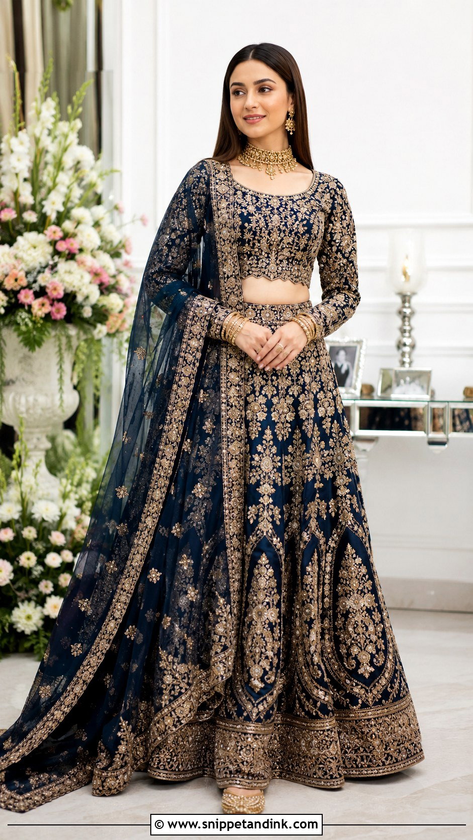 Hania Amir Red Bridal Lehenga - Snippet and Ink - 20 Hania Amir Bridal Dress Ideas
