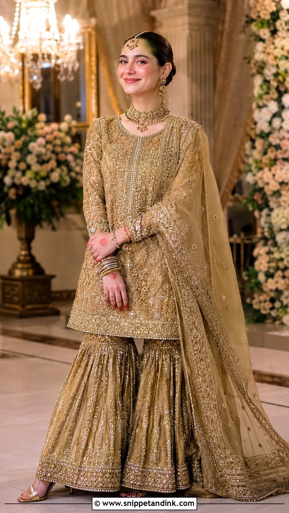 Hania Amir White Sharara Bridal Dress - Snippet and Ink - 20 Hania Amir Bridal Dress Ideas