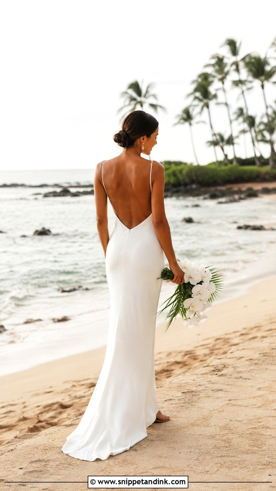 Hawaii Backless Wedding Dress - Snippet and Ink - 25 Hawaii Wedding Dress Ideas