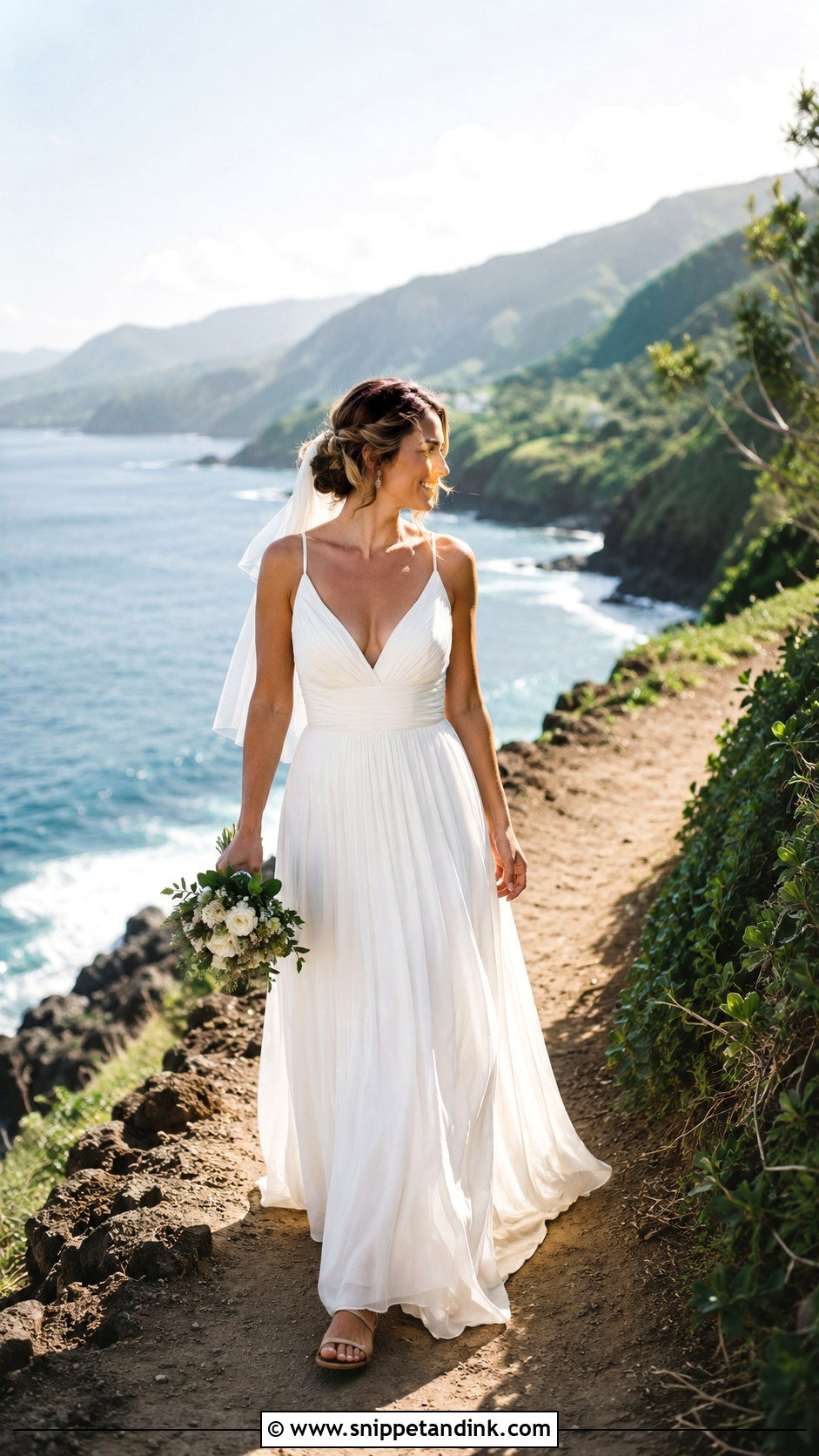 Hawaii Elopement Wedding Dress - Snippet and Ink - 25 Hawaii Wedding Dress Ideas