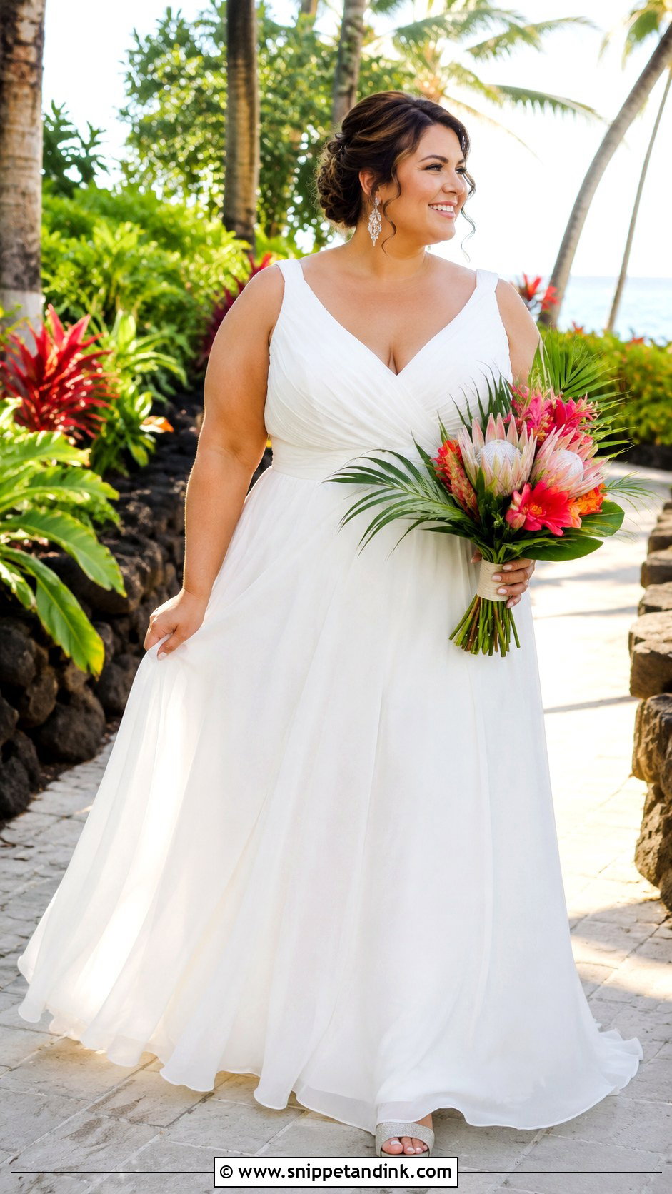 Hawaii Plus Size Wedding Dress - Snippet and Ink - 25 Hawaii Wedding Dress Ideas