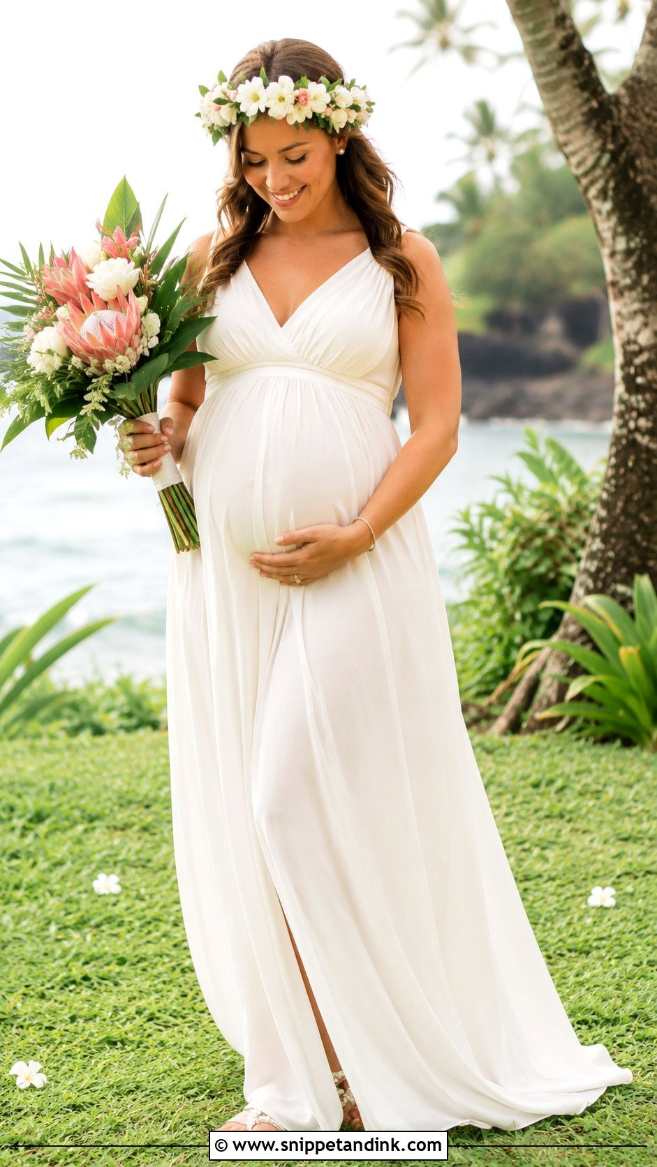 Hawaiian Maternity Wedding Dress - Snippet and Ink - 25 Hawaiian Wedding Dress Ideas