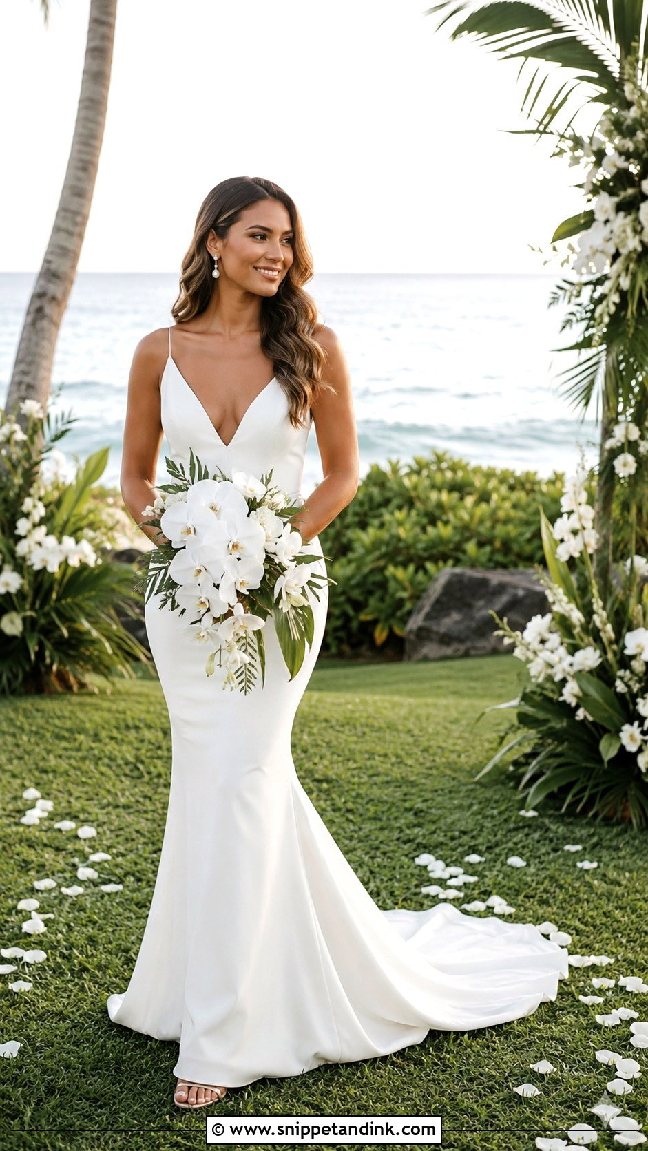Hawaiian Mermaid Wedding Dress - Snippet and Ink - 25 Hawaiian Wedding Dress Ideas