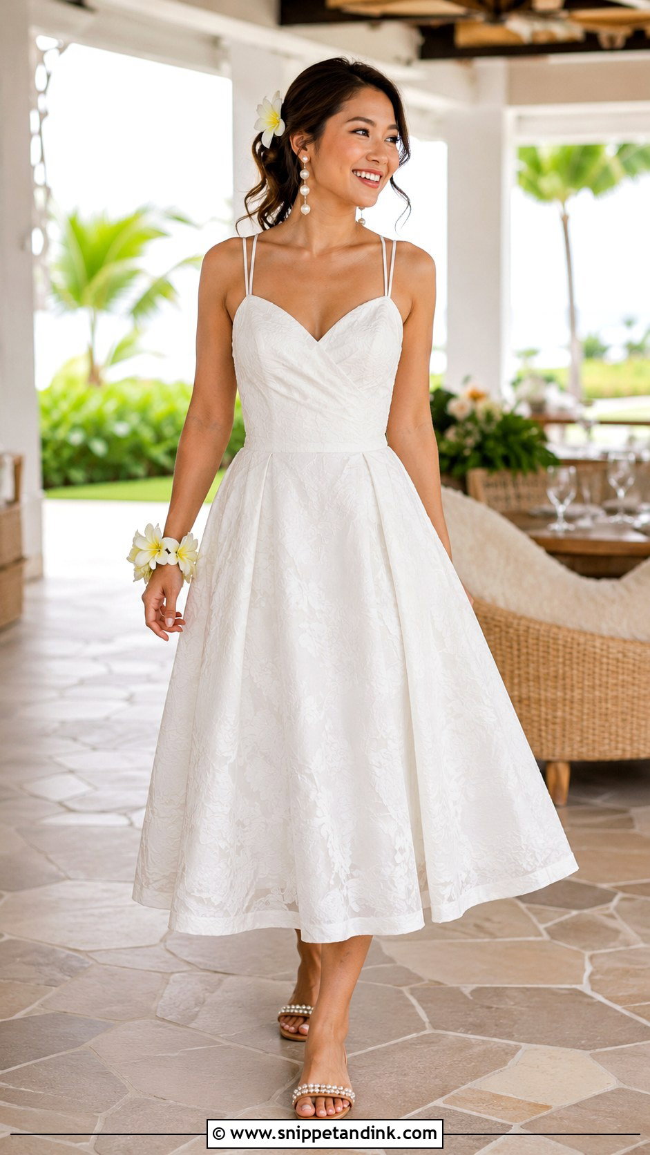 Hawaiian Reception Wedding Dress - Snippet and Ink - 25 Hawaiian Wedding Dress Ideas