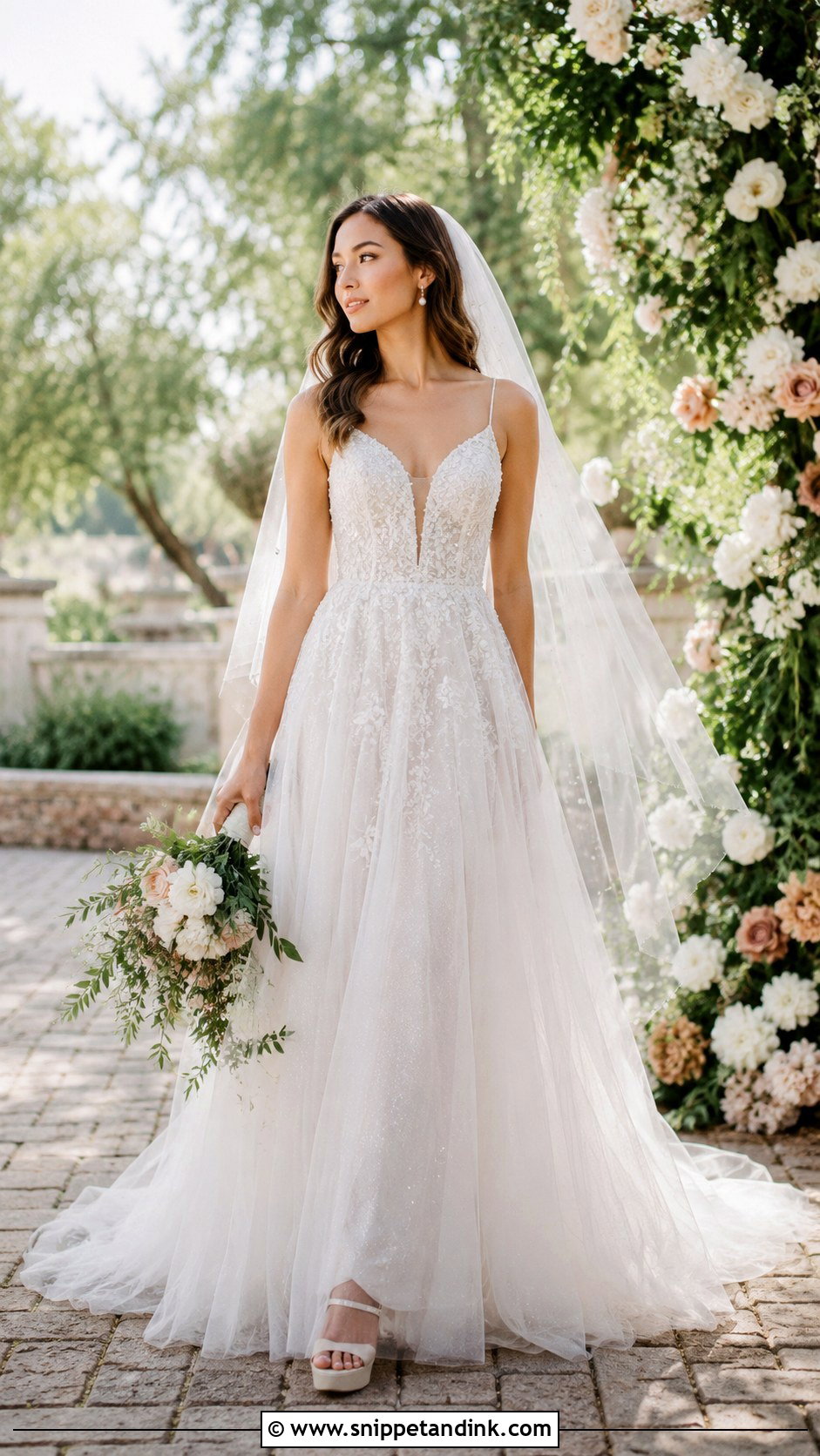 Hayley Paige A Line Wedding Dress - Snippet and Ink - 25 Hayley Paige Wedding Dress Ideas