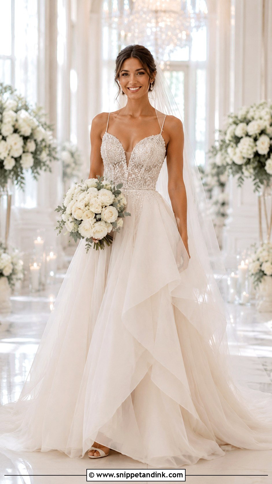Hayley Paige Beaded Bodice Wedding Dress - Snippet and Ink - 25 Hayley Paige Wedding Dress Ideas