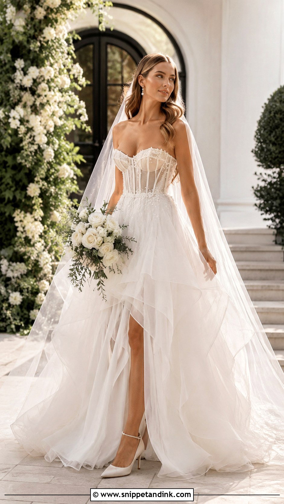Hayley Paige Corset Wedding Dress - Snippet and Ink - 25 Hayley Paige Wedding Dress Ideas