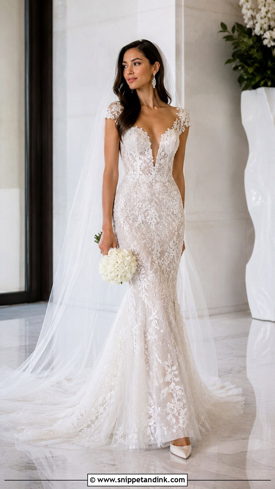 Hayley Paige Fit And Flare Wedding Dress - Snippet and Ink - 25 Hayley Paige Wedding Dress Ideas
