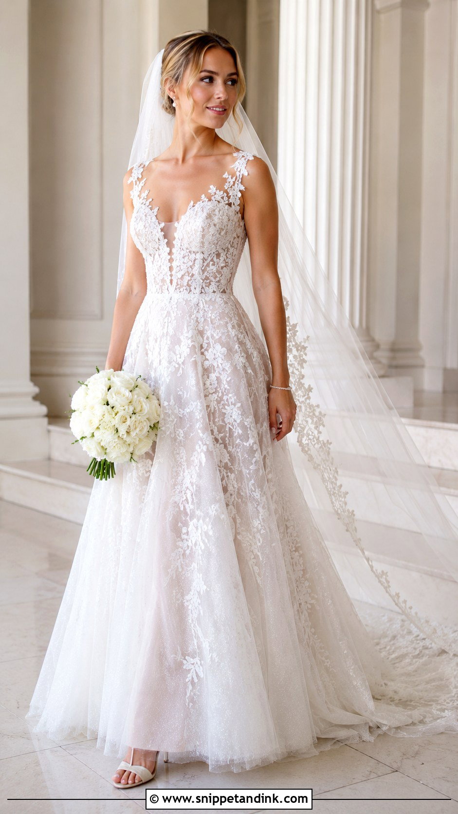 Hayley Paige Lace Wedding Dress - Snippet and Ink - 25 Hayley Paige Wedding Dress Ideas