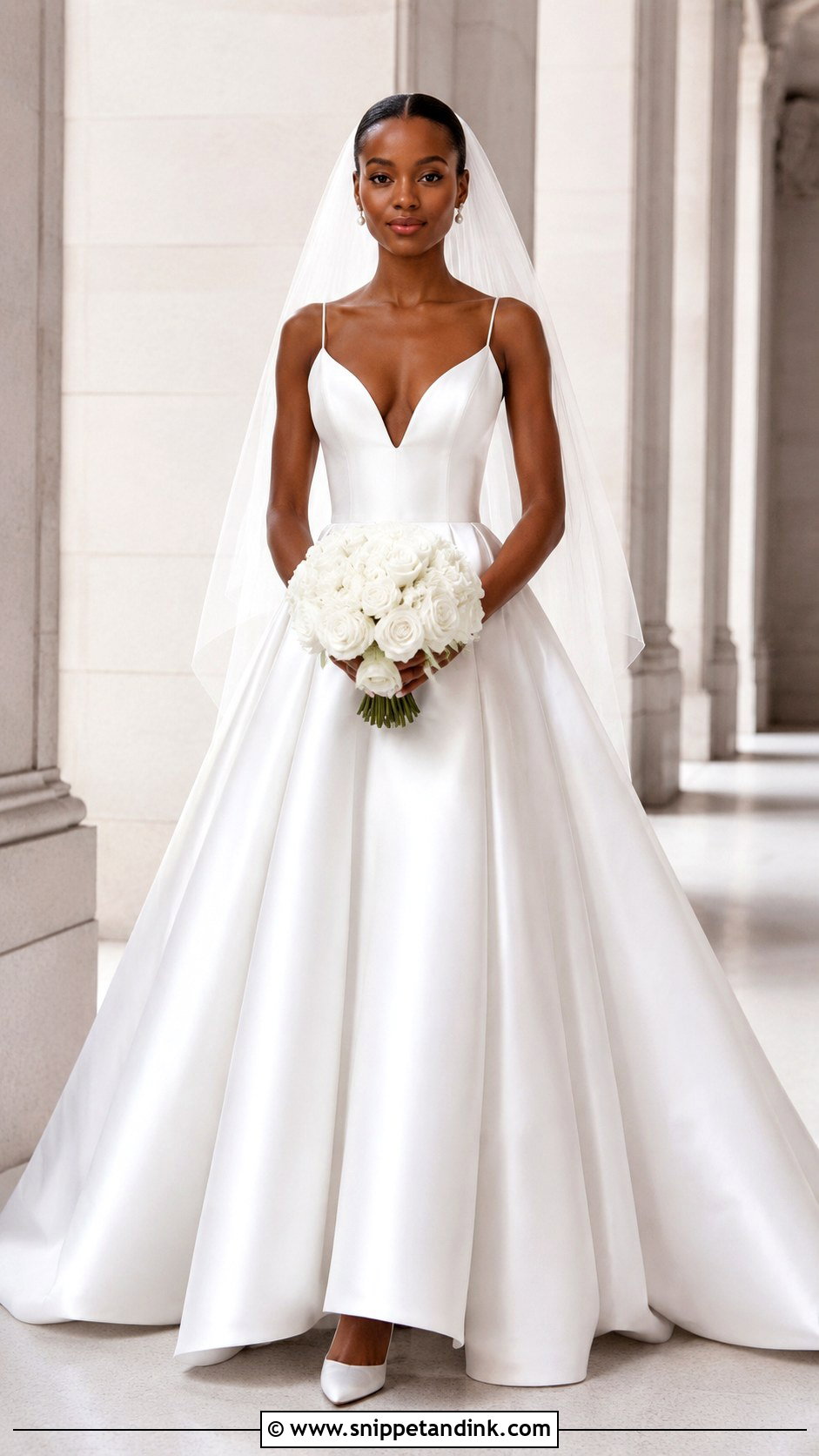 Hayley Paige Satin Wedding Dress - Snippet and Ink - 25 Hayley Paige Wedding Dress Ideas