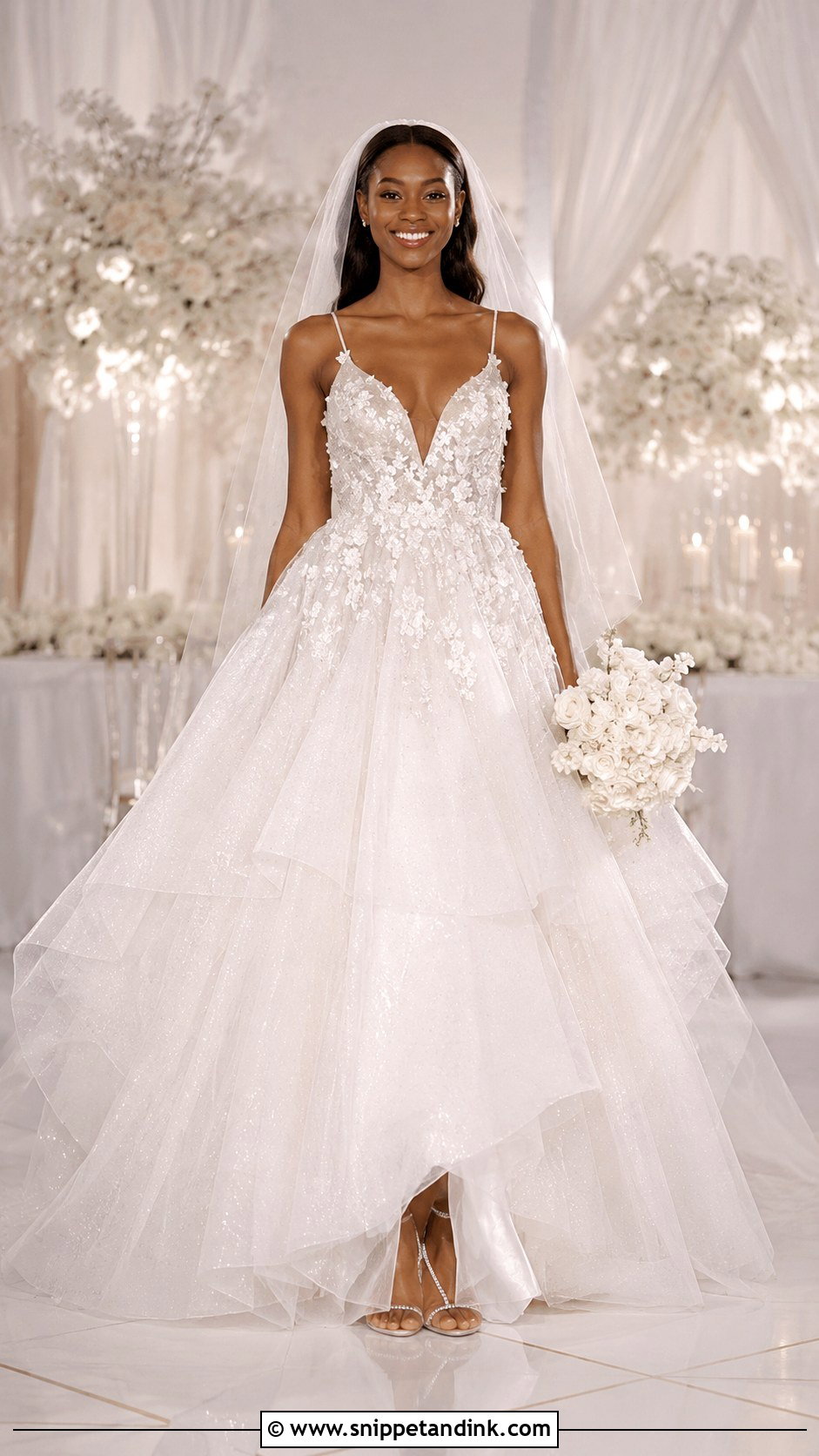 Hayley Paige Sparkle Tulle Wedding Dress - Snippet and Ink - 25 Hayley Paige Wedding Dress Ideas