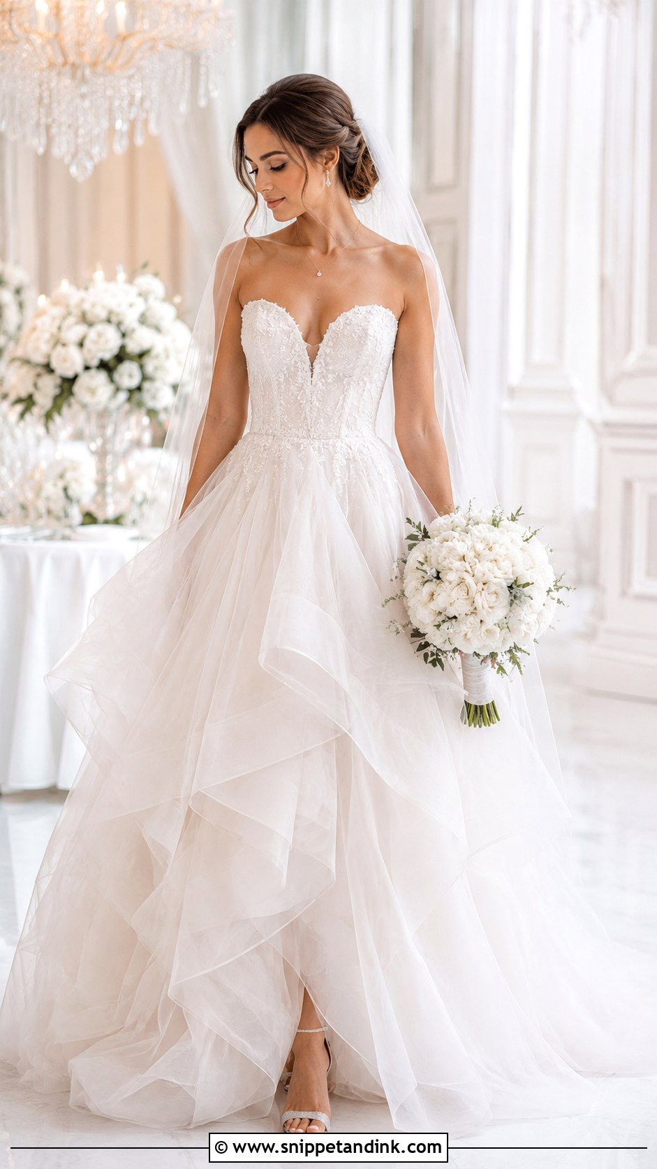 Hayley Paige Sweetheart Wedding Dress - Snippet and Ink - 25 Hayley Paige Wedding Dress Ideas