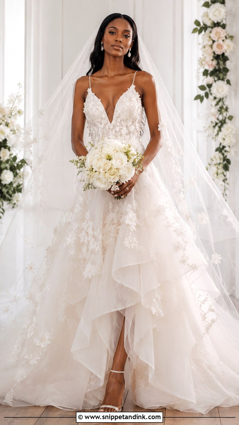 Hayley Paige Wedding Dress With Veil - Snippet and Ink - 25 Hayley Paige Wedding Dress Ideas