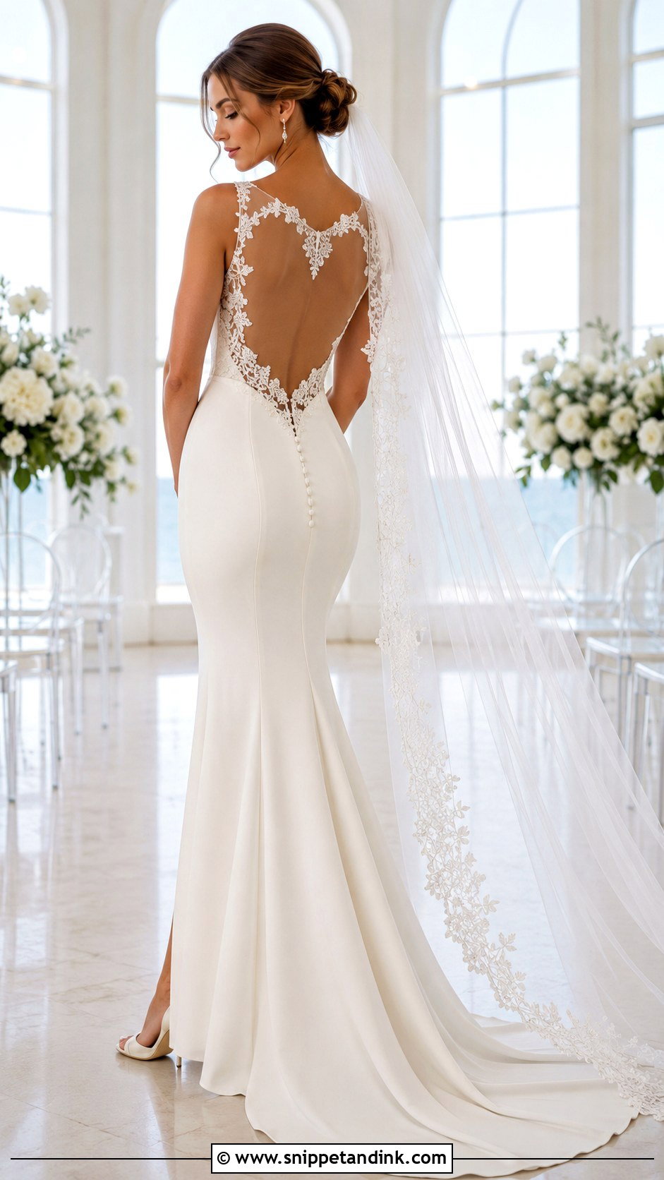 Heart Back Wedding Dress - Snippet and Ink - 20 Heart Wedding Dress Ideas
