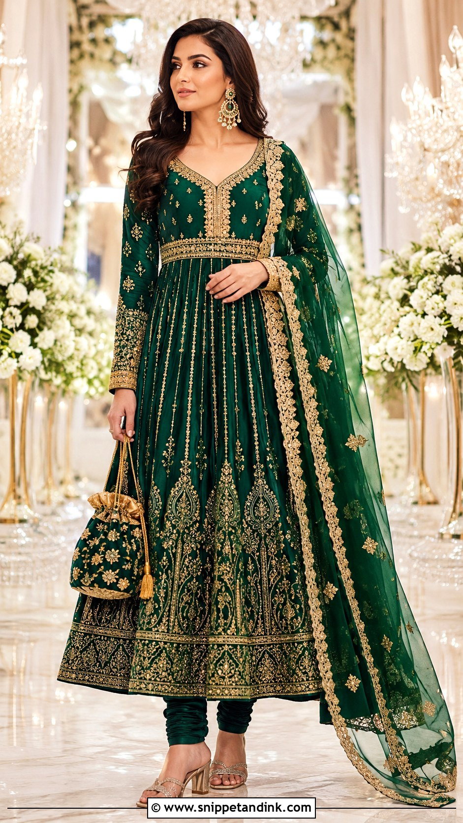 Heavy Anarkali Suit for Wedding - Snippet and Ink - 25 Heavy Suits for Wedding