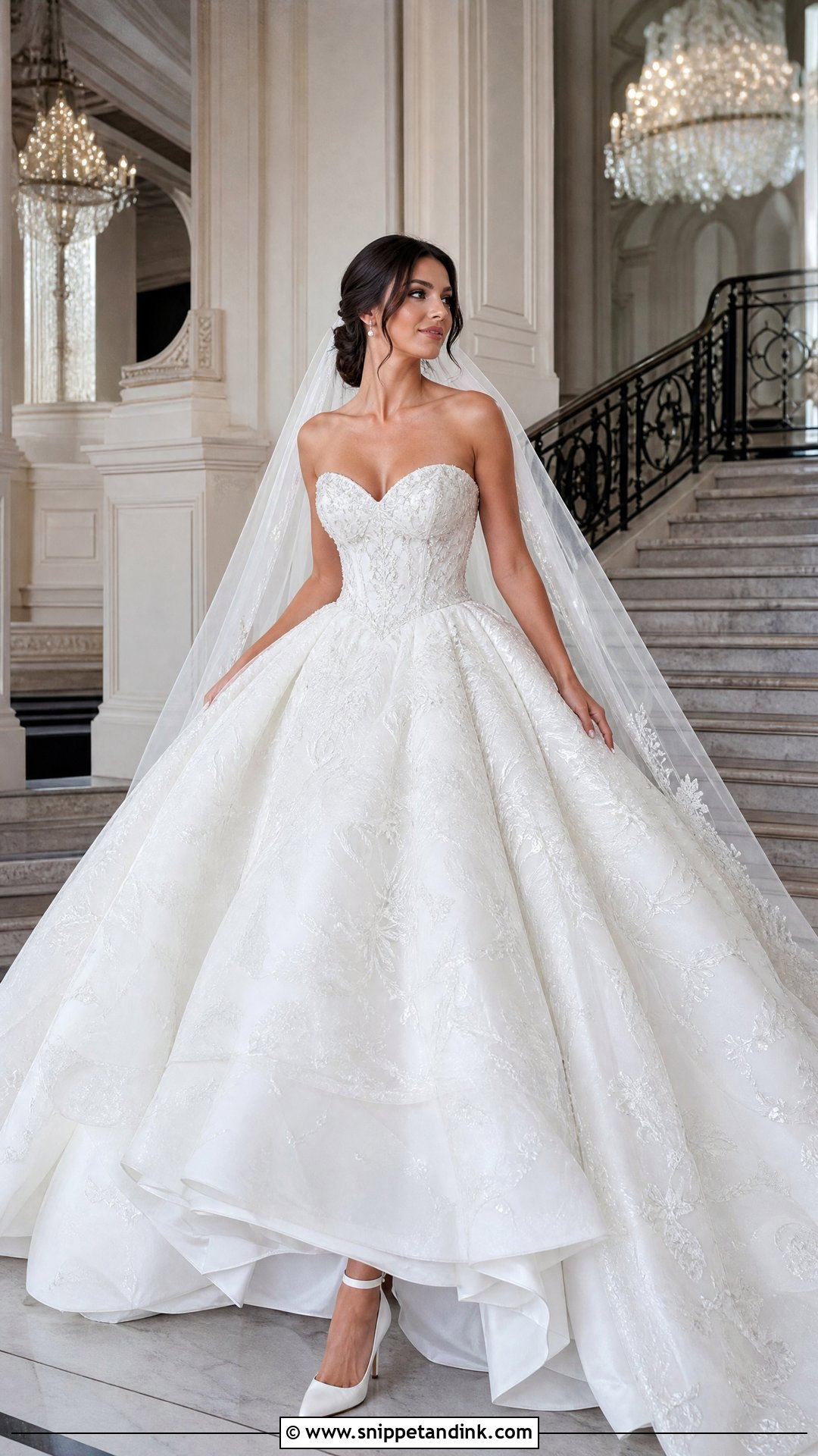 Heavy Ball Gown Wedding Dress - Snippet and Ink - 30 Worst Wedding Dress Ideas