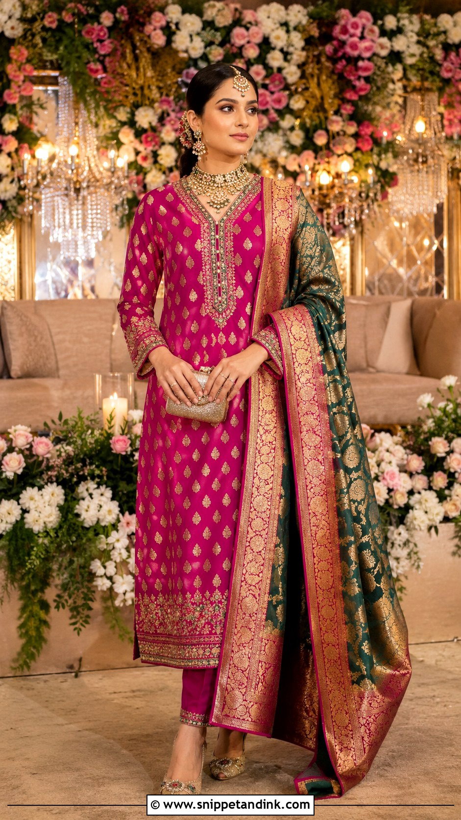 Heavy Banarasi Suit for Wedding - Snippet and Ink - 25 Heavy Suits for Wedding