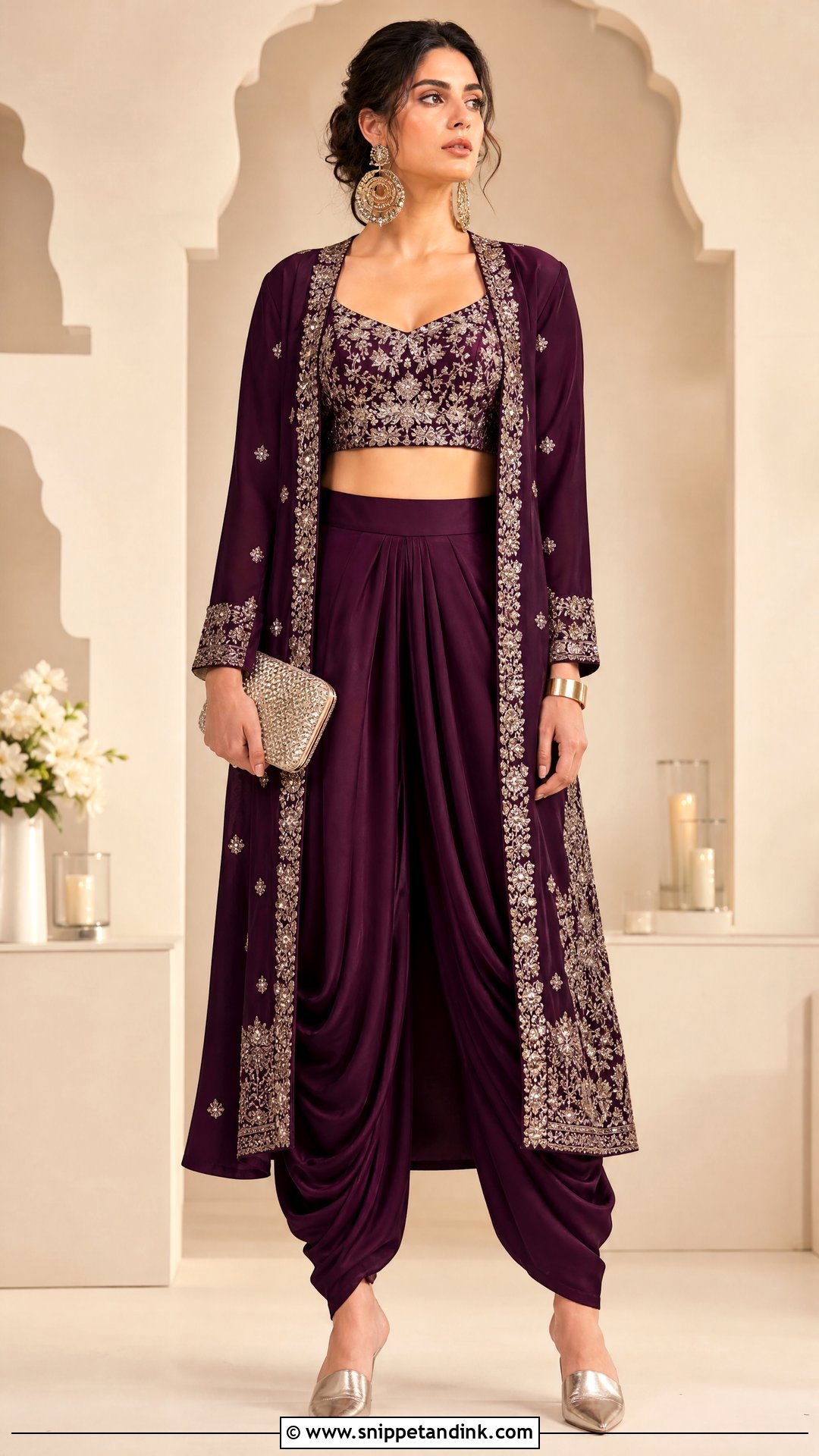 Heavy Dhoti Pant Set for Wedding - Snippet and Ink - 20 Heavy Outfits for Wedding