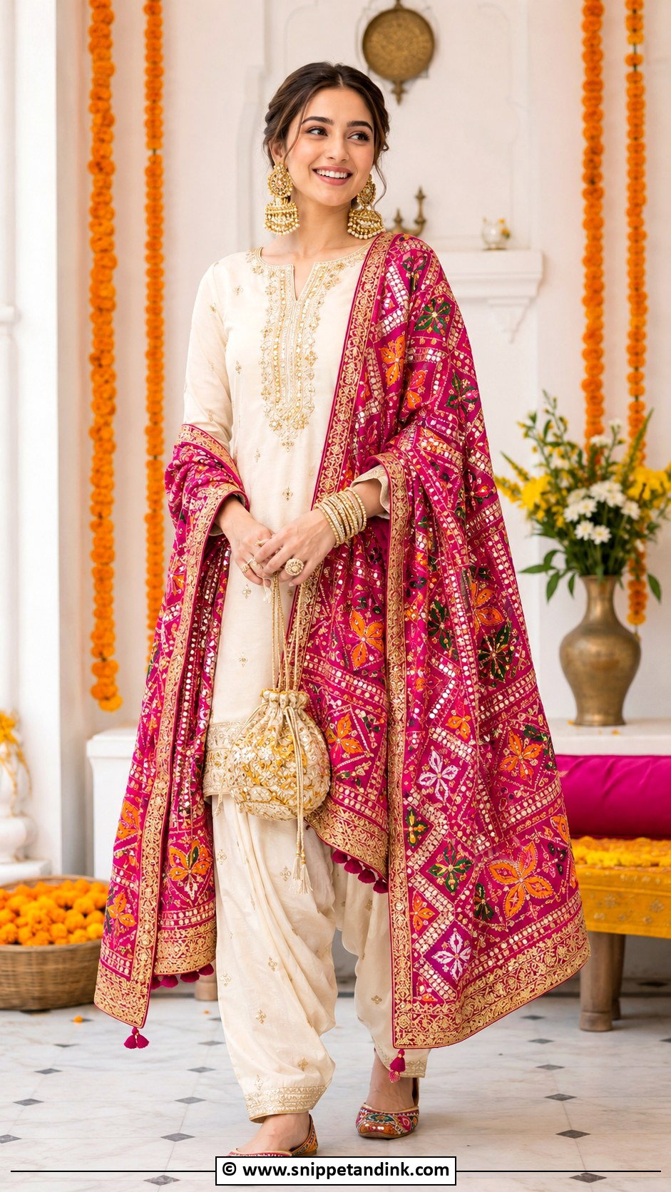 Heavy Dupatta Punjabi Suit For Jaggo - Snippet and Ink - 30 Jaggo Outfit Punjabi Suit Ideas