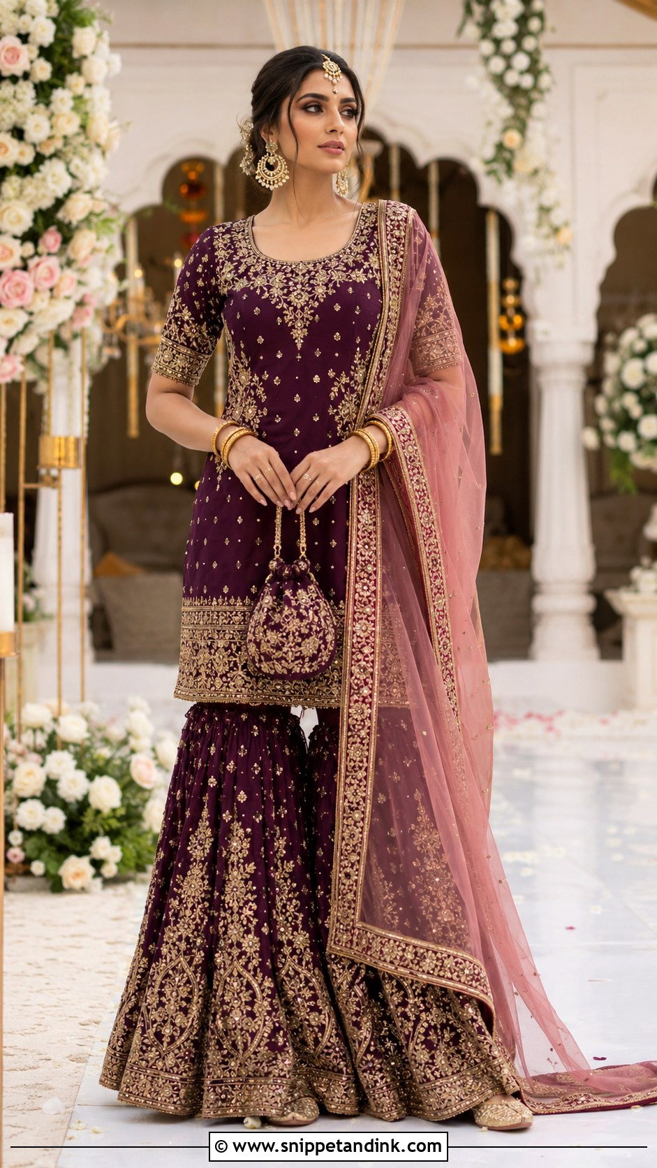 Heavy Gharara Suit for Wedding - Snippet and Ink - 20 Heavy Outfits for Wedding