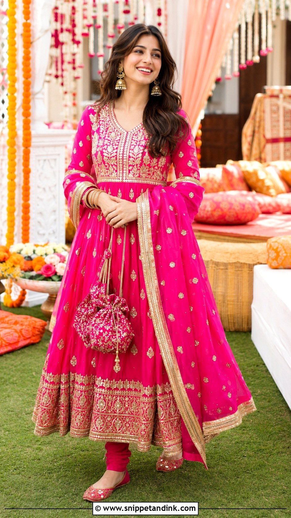 Heavy Gota Patti Suit for Wedding - Snippet and Ink - 25 Heavy Suits for Wedding