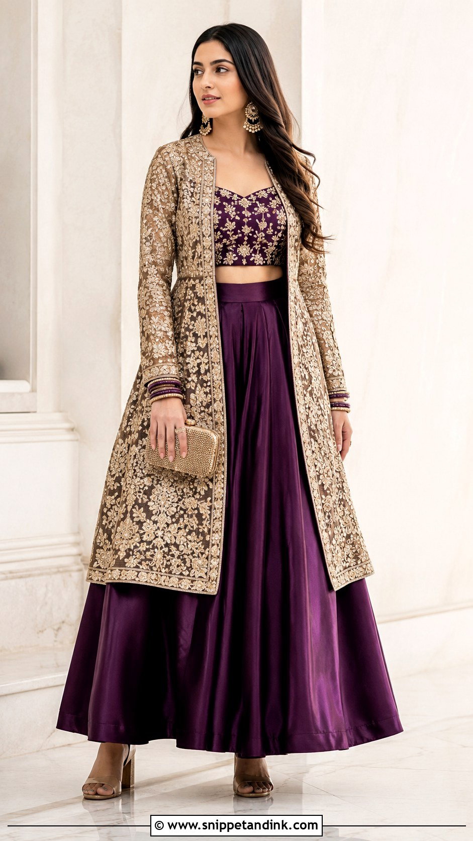 Heavy Jacket Lehenga Dress - Snippet and Ink - 20 Heavy Dresses for Wedding