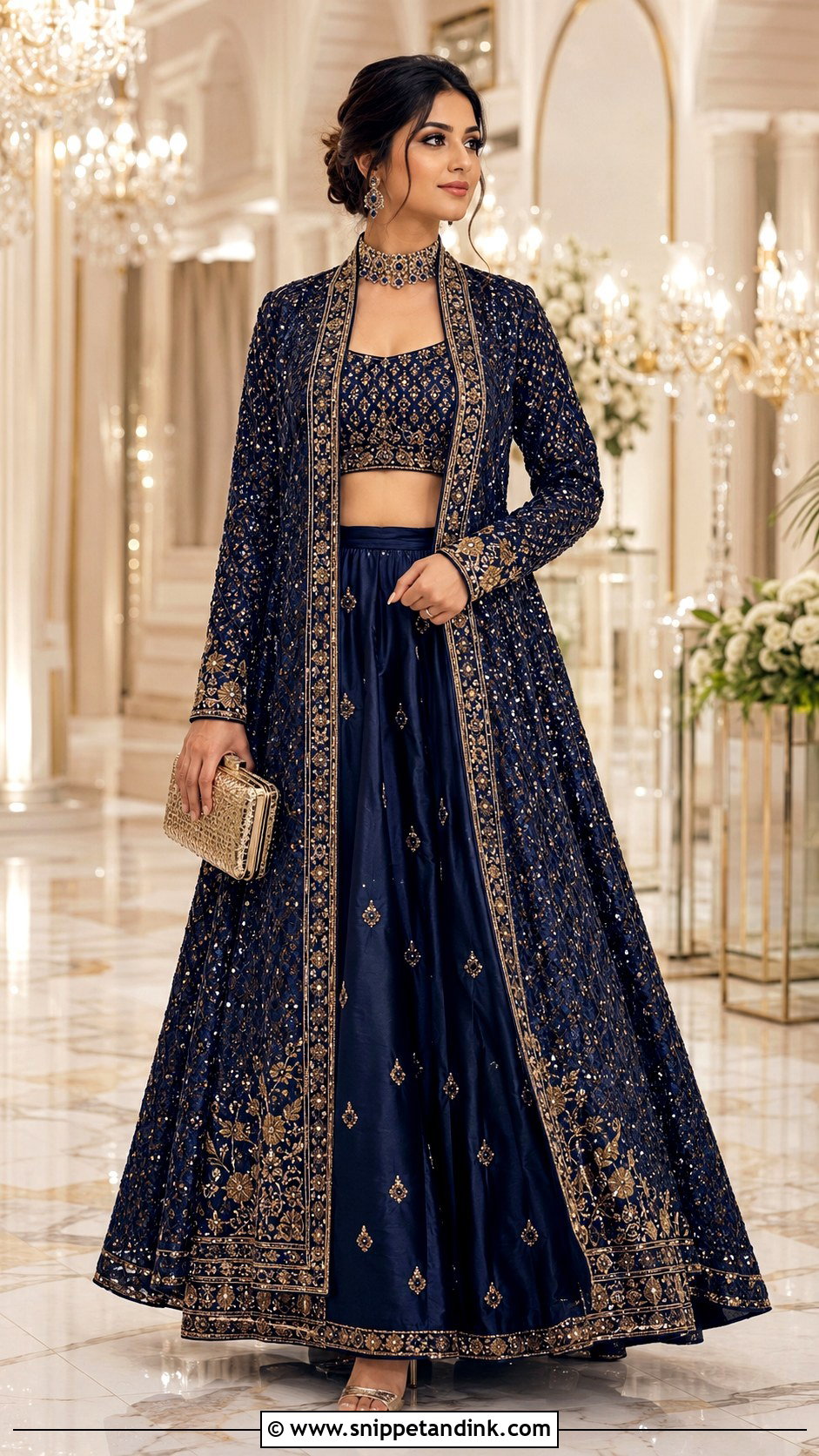 Heavy Jacket Lehenga for Wedding - Snippet and Ink - 20 Heavy Outfits for Wedding