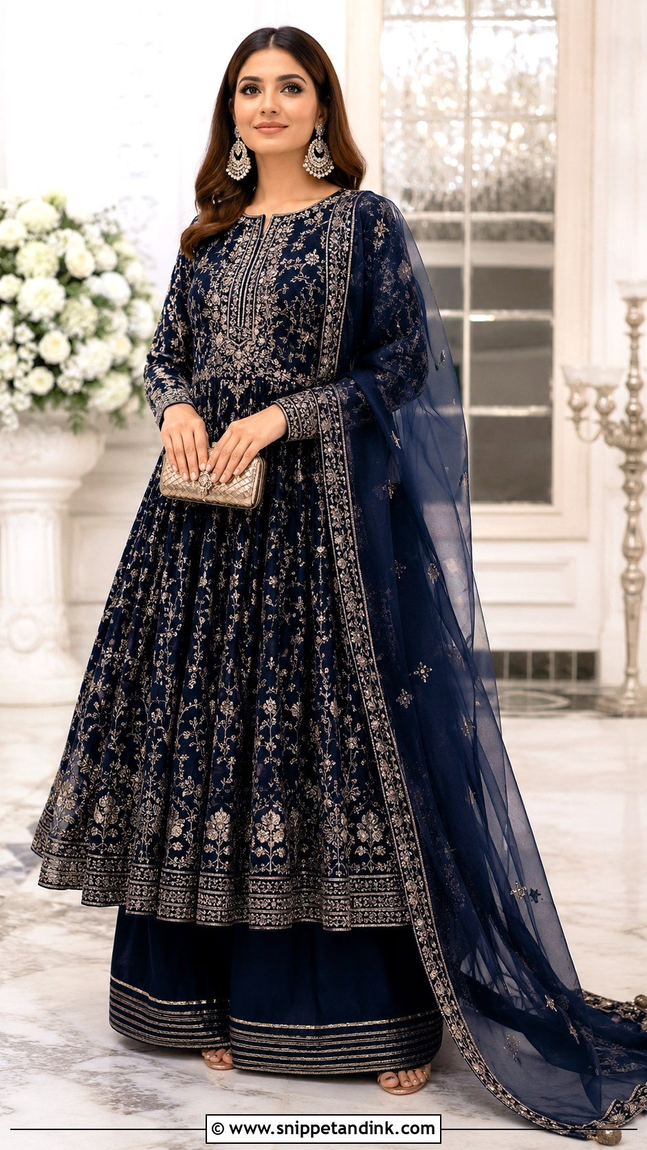 Heavy Kaliyan Wala Frock Suit For Reception - Snippet and Ink - 25 Kaliyan Wala Frock Suit Ideas