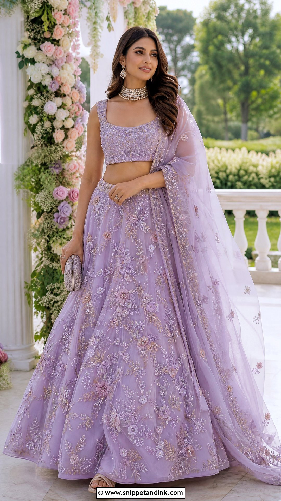 Heavy Organza Lehenga for Wedding - Snippet and Ink - 20 Heavy Outfits for Wedding