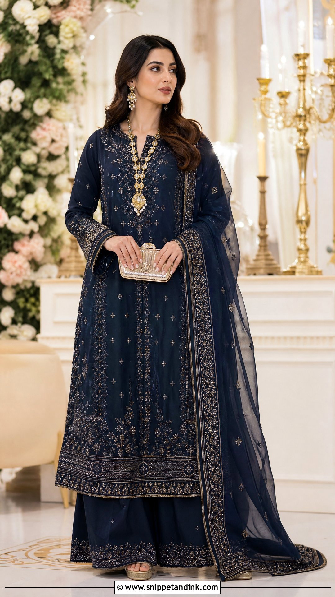 Heavy Palazzo Suit for Wedding - Snippet and Ink - 20 Heavy Outfits for Wedding